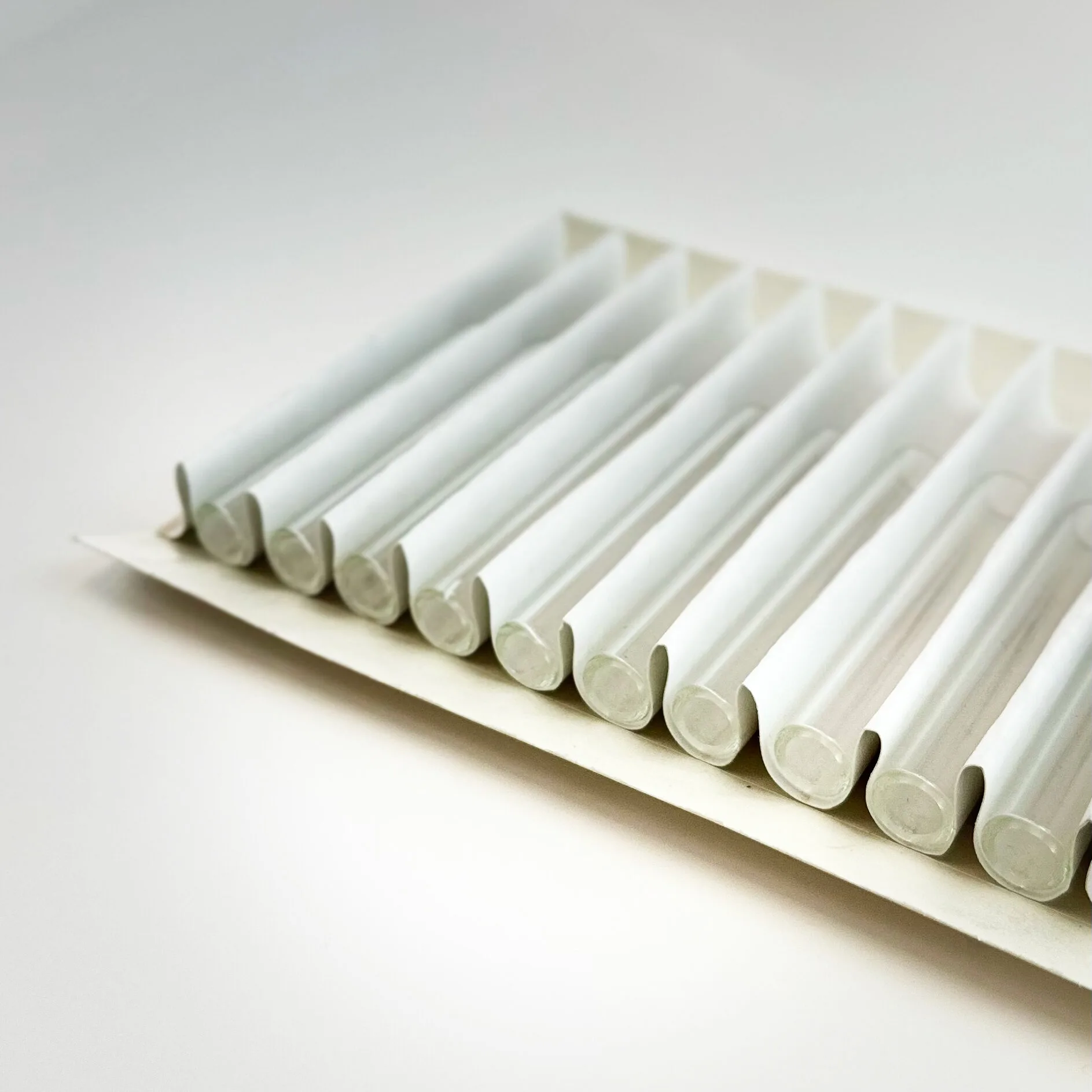 Custom fluted insert detail